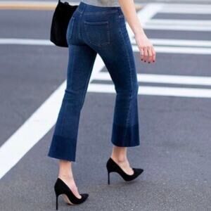 Spanx Cropped Flare Denim Jeans